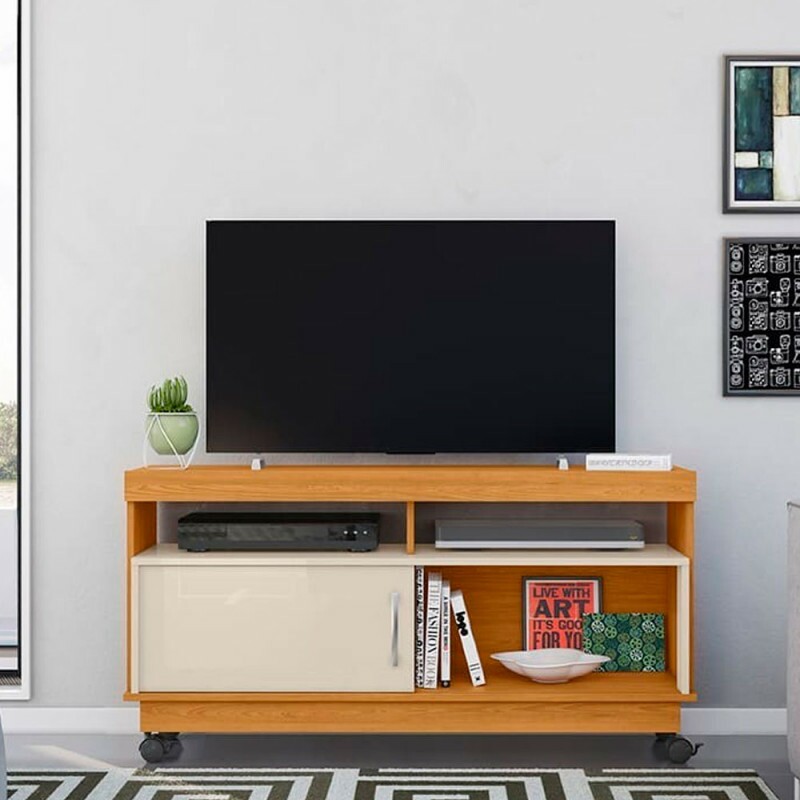 RACK MADETEC ARTUR CINAMOMO/OFF WHITE RACK MADETEC ARTUR CINAMOMO/OFF WHITE