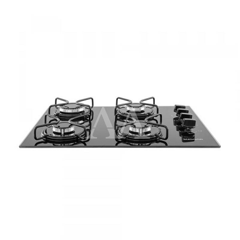 FOGAO 4B SUGGAR COOKTOP ESMALTADO VP GAS PRETO