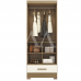 ROUPEIRO 2P. ABRIR 1G RODIAL SMART CINAMOMO/OFF WHITE 51GR2123