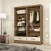 ROUPEIRO 2P. ABRIR 1G RODIAL SMART CINAMOMO/OFF WHITE 51GR2123