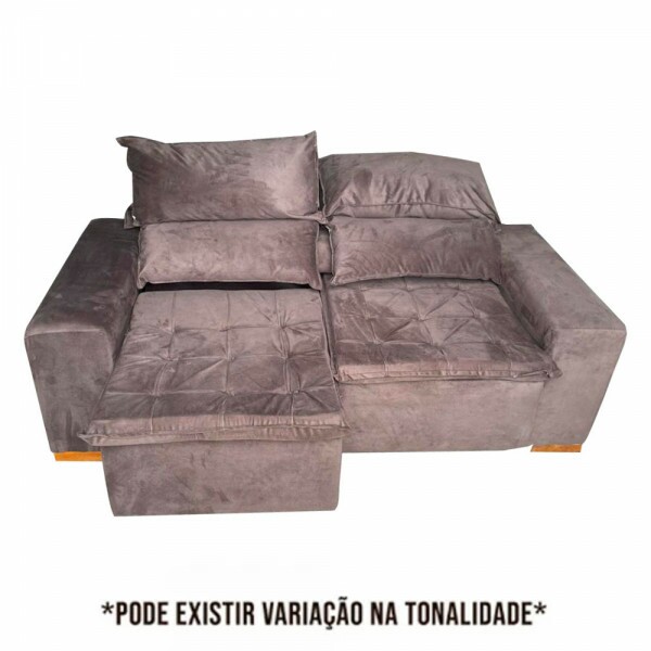 ESTOFADO BOMFLEX CHILE RETRATIL CHOCOLATE VELUDO ASTECA 08