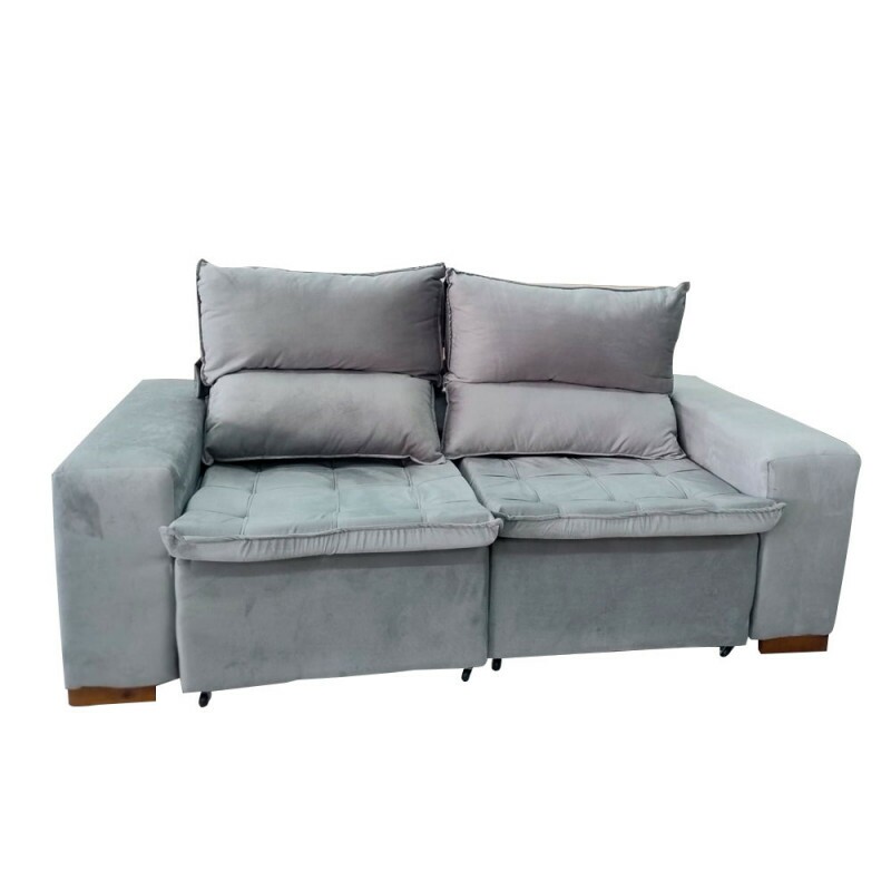 ESTOFADO BOMFLEX CHILE RETRATIL AREIA VELUDO ASTECA 03