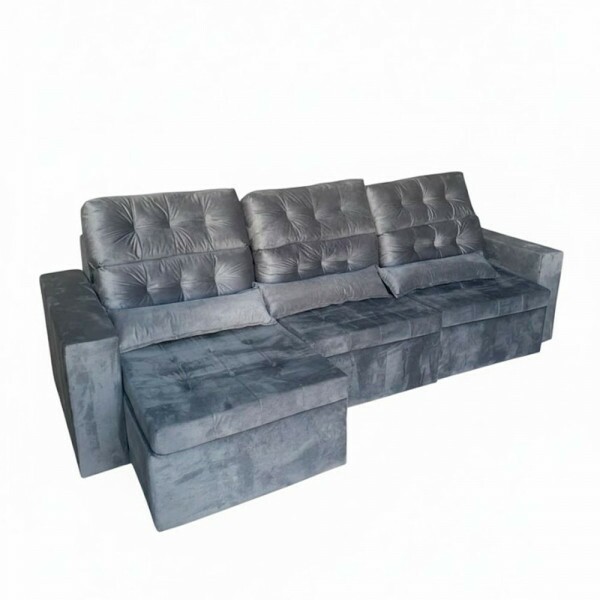 ESTOFADO RG ROBUST RETRATIL 3.0 CINZA INCA 10