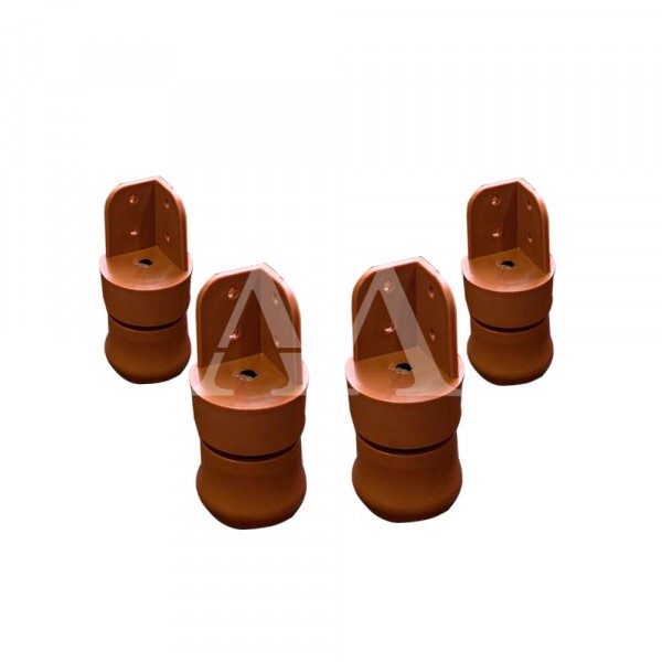 KIT TCIL PES C/4 PLASTICO C/ REGULAGEM CARAMELO