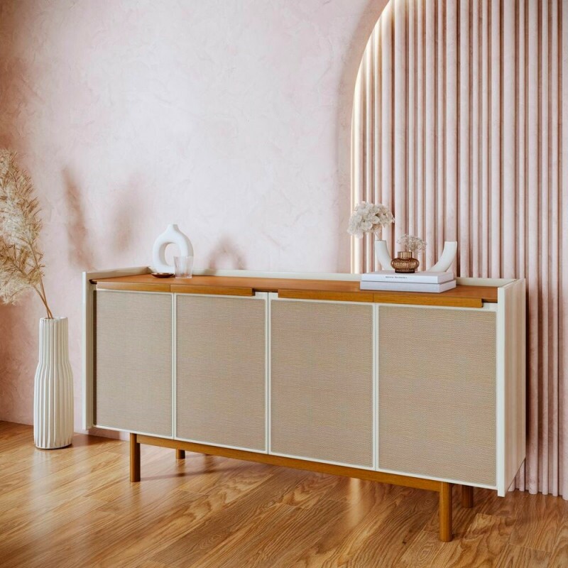 BUFFET IMCAL 4P DUNE 1.8 OFF WHITE/NATURE BUFFET IMCAL 4P DUNE 1.8 OFF WHITE/NATURE