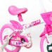 BICICLETA TK3 TRACK ARCO IRIS ARO 12 INFANTIL S/MARCHA BRANCO/FUCCIA