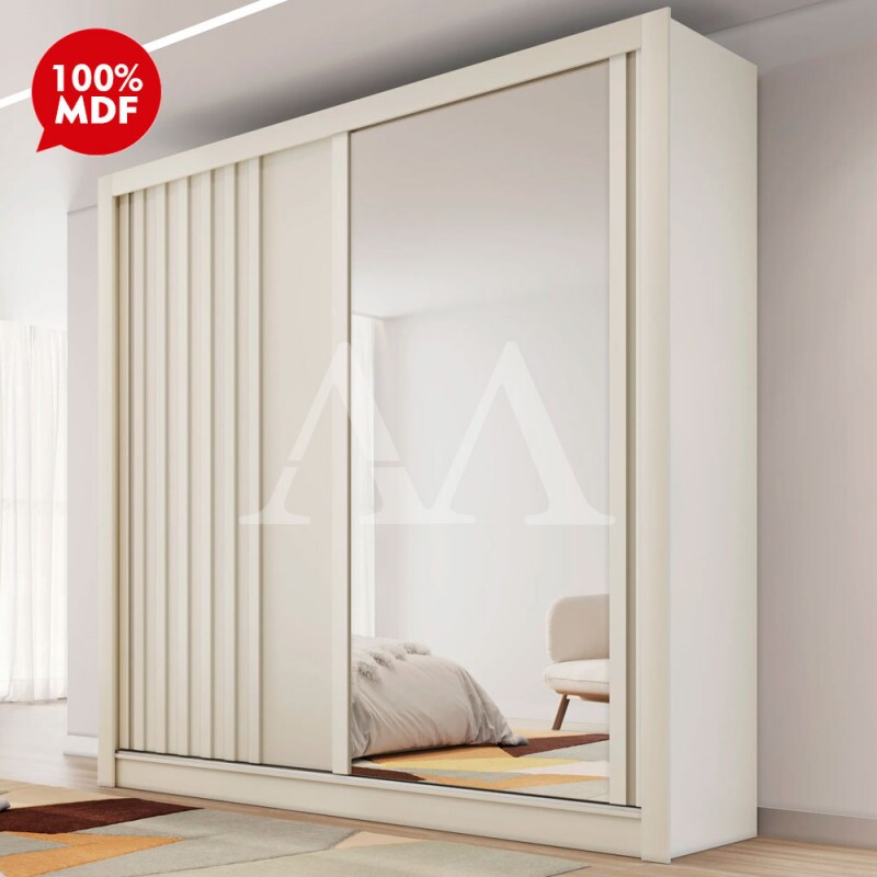 ROUPEIRO 2P CORRER 4G EUROPA LUGANO C/ ESPELHO OFF WHITE