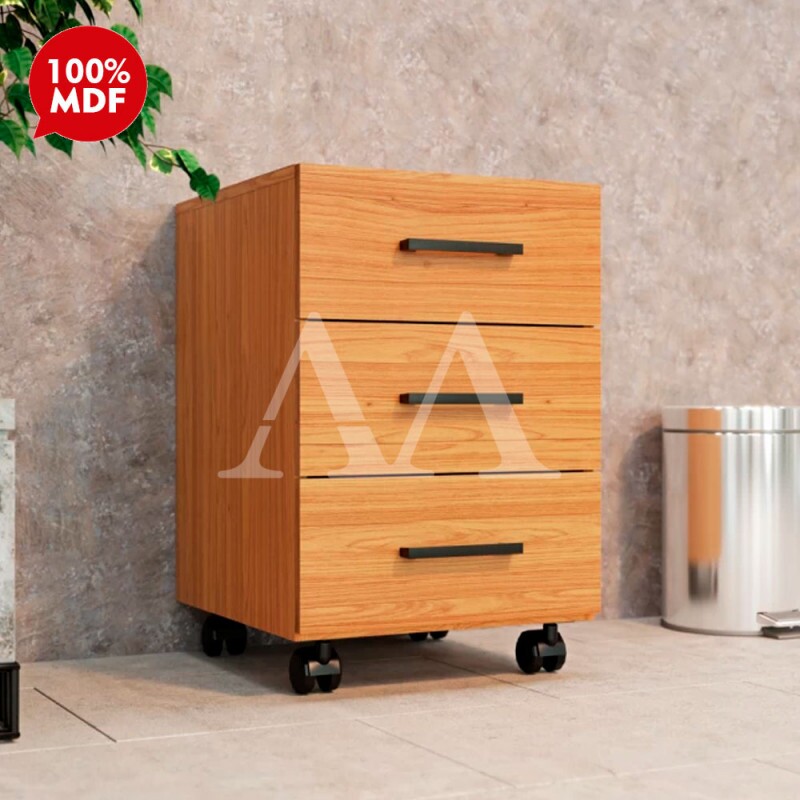 GAVETEIRO DALLA COSTA INDUSTRIAL 3G FREIJO