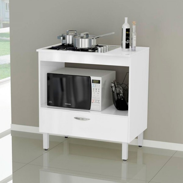 BALCAO DACHERI P/COOKTOP 1G FLORIDA 80CM BRANCO BALCAO DACHERI P/COOKTOP 1G FLORIDA 80CM BRANCO