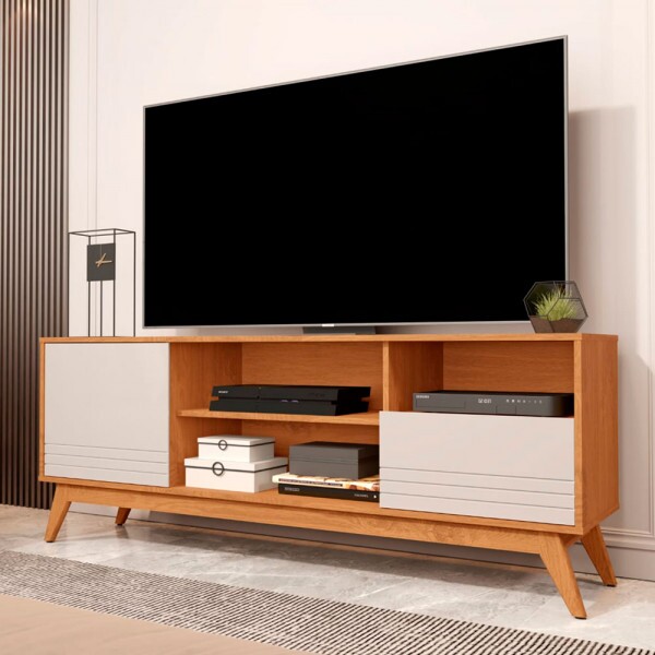 RACK GIGA KAIRO WOOD NATURE/OFF WHITE