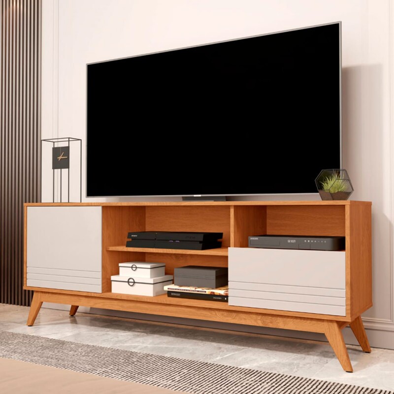 RACK GIGA KAIRO WOOD NATURE/OFF WHITE RACK GIGA KAIRO WOOD NATURE/OFF WHITE