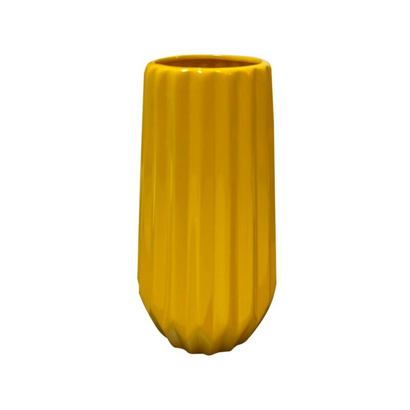 VASO CERAMICA QUARTZO P AMARELO