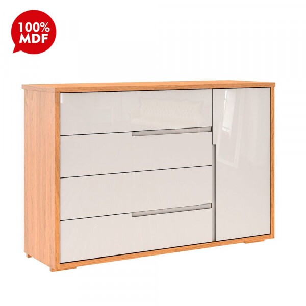 COMODA SAPATEIRA 4G 1P. ROBEL CONCEPT PUX CAVA FREIJO/OFF WHITE LISO COMODA SAPATEIRA 4G 1P. ROBEL CONCEPT PUX CAVA FREIJO/OFF WHITE LISO