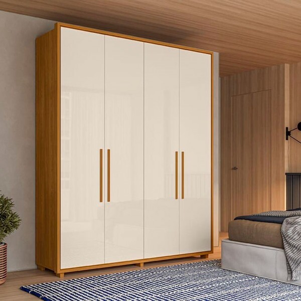 ROUPEIRO 4P. ABRIR 3G MADETEC GRECO C/ESP E C/PES CINAMOMO/OFF WHITE ROUPEIRO 4P. ABRIR 3G MADETEC GRECO C/ESP E C/PES CINAMOMO/OFF WHITE