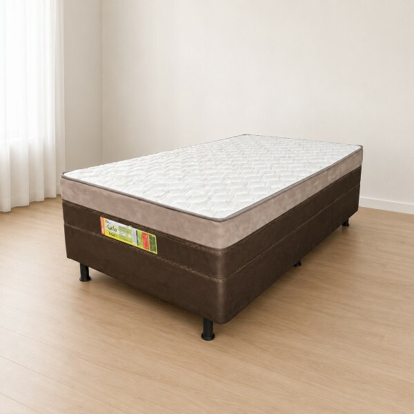CAMA BOX D28 110X198X52 MERON SAFIRA PLUS