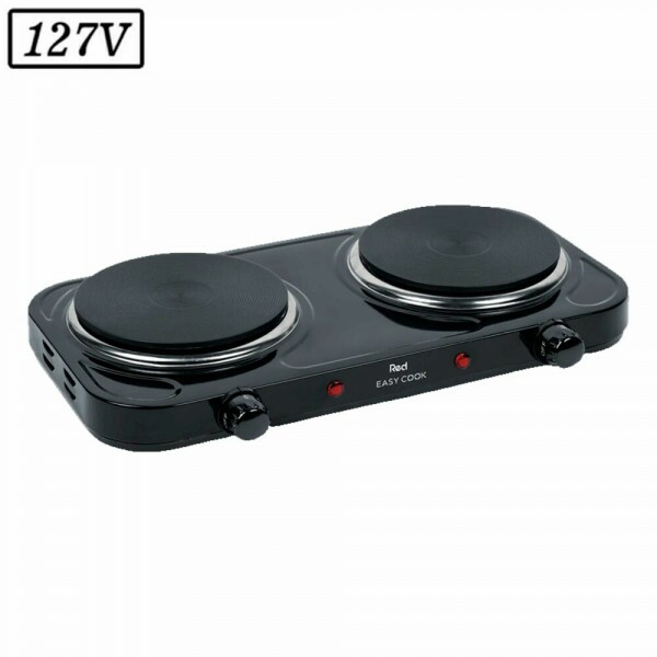 FOGAO 2B ELETRICO RED MOBILE EASY COOK FE200 127V PRETO