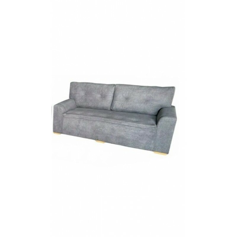 ESTOFADO MALU 3 LUGARES PARMA GRAFITE VELUDO