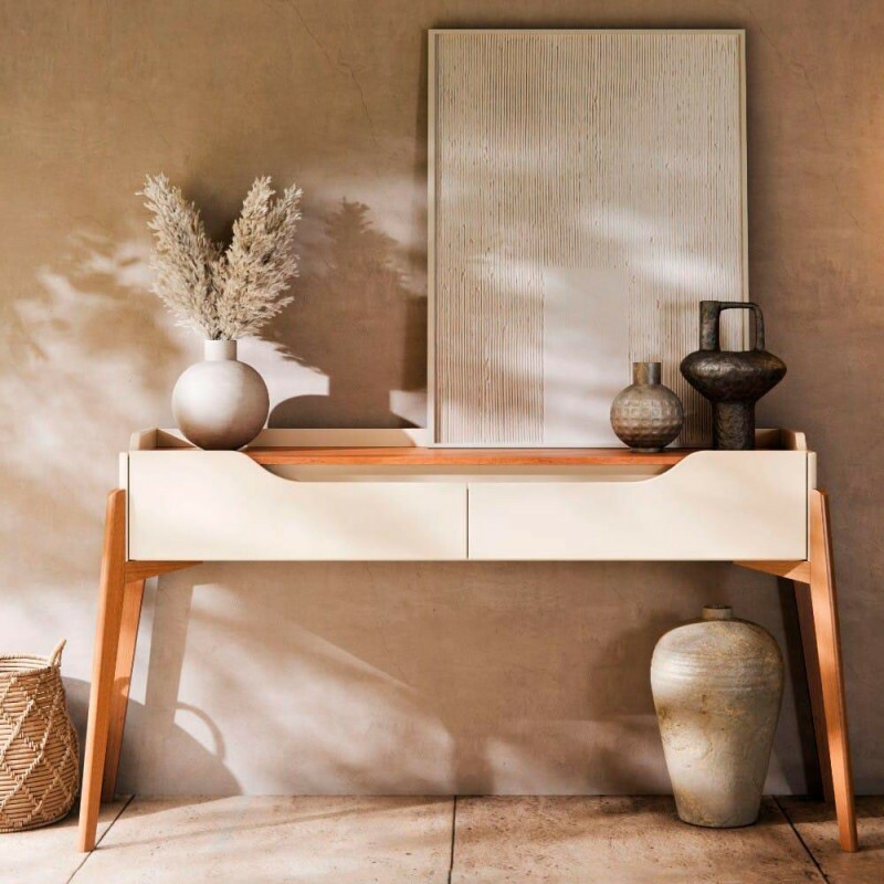 APARADOR IMCAL STUDIO OFF WHITE/NATURE