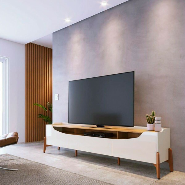 RACK IMCAL STUDIO 1.8 OFF WHITE/NATURE RACK IMCAL STUDIO 1.8 OFF WHITE/NATURE