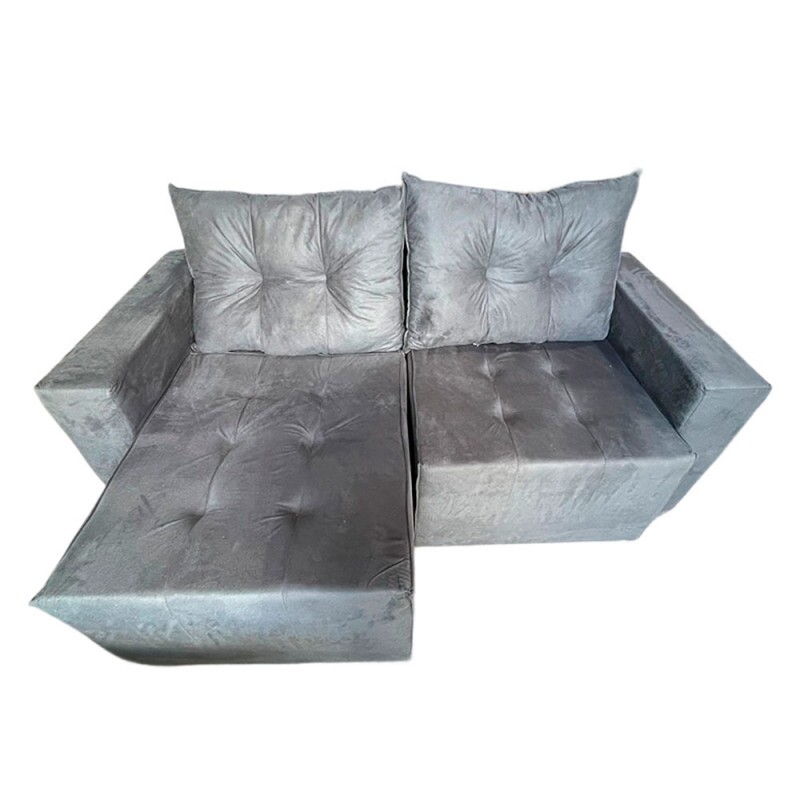 ESTOFADO RG GUATEMALA RETRATIL 1.90 CINZA ESTOFADO RG GUATEMALA RETRATIL 1.90 CINZA