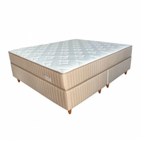 CJ BASE BOX/COLCHAO 198X203X72 PLUMATEX LUNNA PLUS MOLAS ENSACADAS