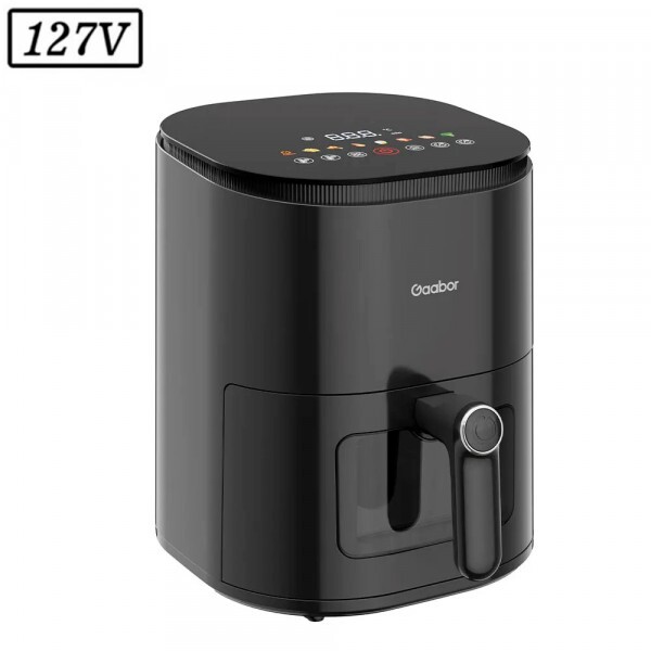 FRITADEIRA 4,2L GAABOR AIR FRYER DUO TOUCHSCREEN AF-45T02AS 127V PRETO FRITADEIRA 4,2L GAABOR AIR FRYER DUO TOUCHSCREEN AF-45T02AS 127V PRETO