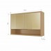 ARMARIO NESHER 2P ABRIR REFLECTA CONDESSA 120CM CARVALHO 501219