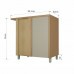 BALCAO NESHER CANTO 1P ABRIR CONDENSSA 93CM CARVALHO/GREIGE