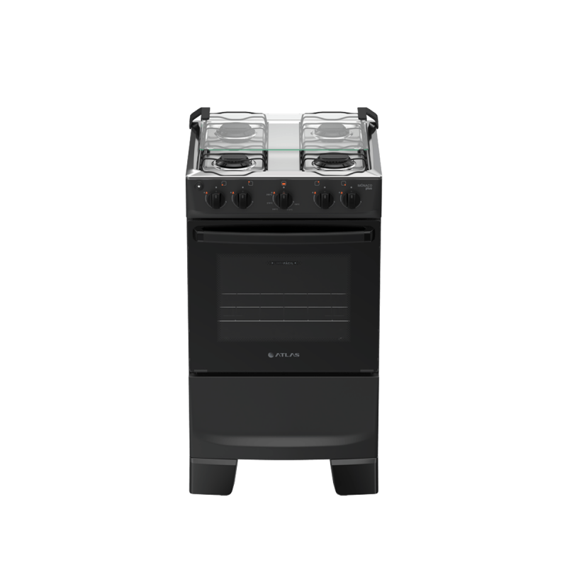 FOGAO 4B ATLAS MONACO PLUS PRETO 25